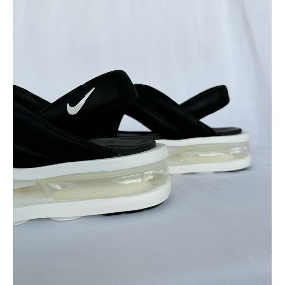 10 WOMEN'S NIKE AIR MAX ISLA SANDAL BLACK WHITE FJ5929-002 SANDALS - Picture 4 of 8